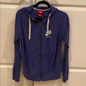 Nike light weight zip hoodie